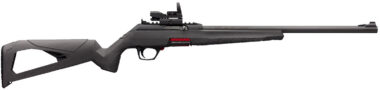 Winchester Repeating Arms 521104102 Wildcat Combo Full Size 22 LR 10+1 18" Matte Blued Sporter Barrel, Picatinny Rail Matte Black Polymer Receiver, Gray Synthetic Stock, Reflex Red Dot, Ambidextrous