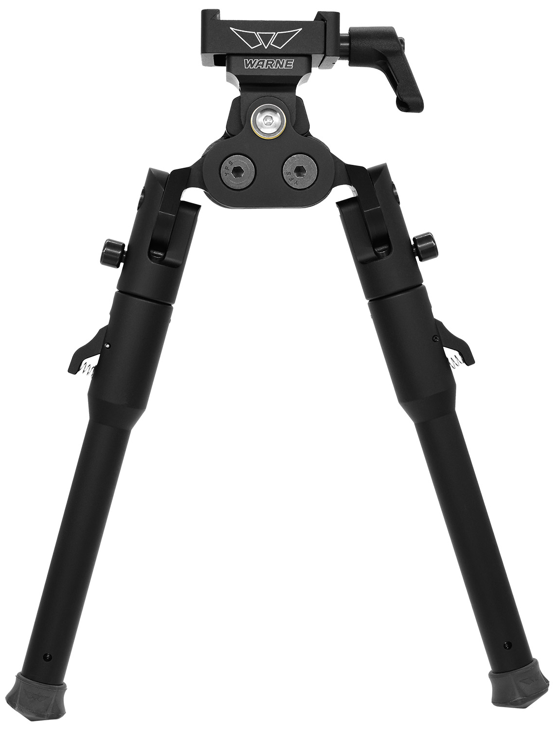 Warne 7922M Skyline Pro Bipod Black Anodized ARCA Interface Head with Lite Legs