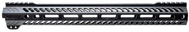 Angstadt Arms AA015HGMLT Ultra Light Handguard  made of Aluminum with Black Anodized Finish, M-LOK Style, Picatinny Rail & 15" OAL for AR-15 Includes Hardware